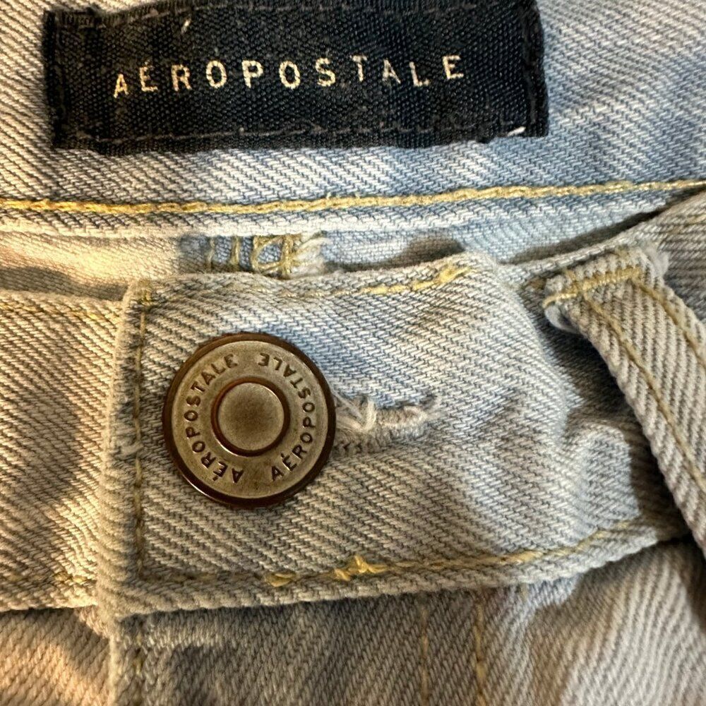 Aeropostale Denim Shorts Size 4 Areo Cheeky - Picture 7 of 9
